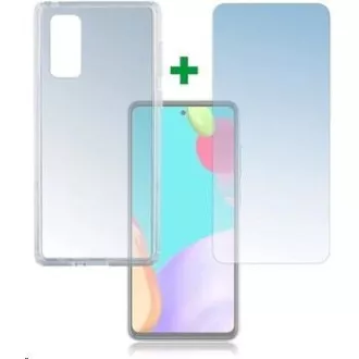 Set de protectie 4smarts 360° (sticlă securizată + capac spate gel) pentru Samsung Galaxy A52