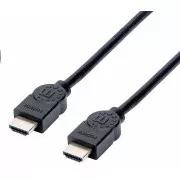 Cablu HDMI Manhattan, ARC, 3D, 4K@30Hz, ecranat, 1,5 m, negru