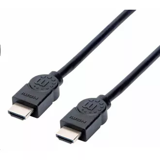 Cablu HDMI Manhattan, ARC, 3D, 4K@30Hz, ecranat, 1,5 m, negru Cablu HDMI Manhattan, ARC, 3D, 4K@30Hz, ecranat, 1,5 m, negru
