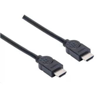 Cablu HDMI Manhattan, ARC, 3D, 4K@30Hz, ecranat, 1,5 m, negru Cablu HDMI Manhattan, ARC, 3D, 4K@30Hz, ecranat, 1,5 m, negru