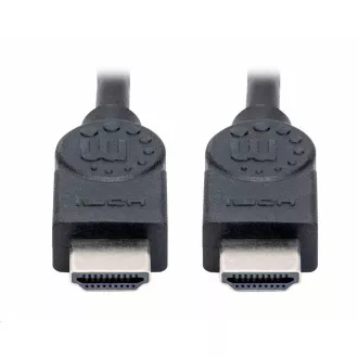 Cablu HDMI Manhattan, ARC, 3D, 4K@30Hz, ecranat, 1,5 m, negru Cablu HDMI Manhattan, ARC, 3D, 4K@30Hz, ecranat, 1,5 m, negru