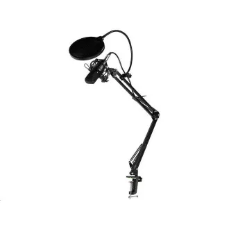 Microfon TRACER Studio PRO, mufă 3,5, cablu 2,5 m, negru Microfon TRACER Studio PRO, mufă 3,5, cablu 2,5 m, negru
