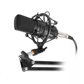 Microfon TRACER Studio PRO, mufă 3,5, cablu 2,5 m, negru Microfon TRACER Studio PRO, mufă 3,5, cablu 2,5 m, negru