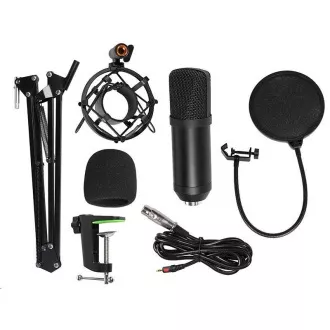 Microfon TRACER Studio PRO, mufă 3,5, cablu 2,5 m, negru Microfon TRACER Studio PRO, mufă 3,5, cablu 2,5 m, negru