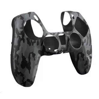 Husă din silicon pentru controler TRUST GXT 748 PS5, camuflaj negru Husă din silicon pentru controler TRUST GXT 748 PS5, camuflaj negru