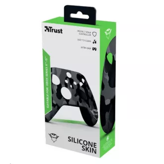 Husă TRUST pentru piele de silicon pentru controler GXT 749K pentru Xbox, camuflaj negru