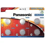 Baterie cu litiu PANASONIC (buton) CR-2025EL / 6BP 3V (Blister 6buc)