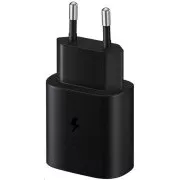 Încărcător de voiaj Samsung EP-TA800XWE, Quickcharge 25W, conector USB-C, negru
