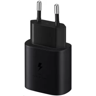 Încărcător de voiaj Samsung EP-TA800XWE, Quickcharge 25W, conector USB-C, negru
