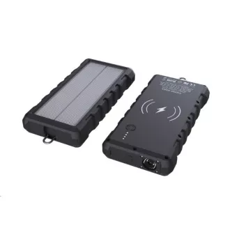 Power bank solar pentru exterior Viking W24W 24000 mAh, incarcare wireless