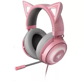 Căști RAZER Kraken Kitty, căști USB, Chroma, Quartz / Roz