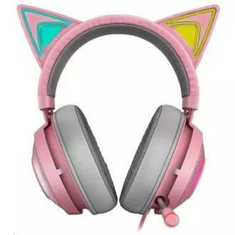 Căști RAZER Kraken Kitty, căști USB, Chroma, Quartz / Roz