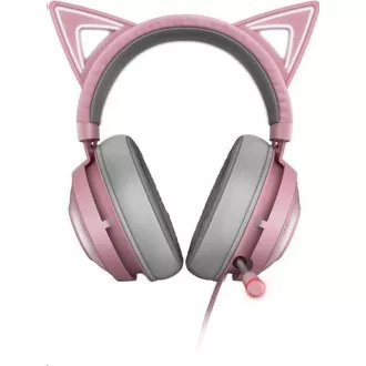 Căști RAZER Kraken Kitty, căști USB, Chroma, Quartz / Roz