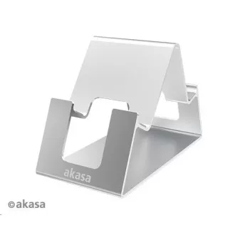 Stand AKASA Aries Pico, suport din aluminiu pentru telefon mobil si tableta, argintiu Stand AKASA Aries Pico, suport din aluminiu pentru telefon mobil si tableta, argintiu