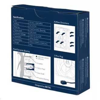 ARCTIC F9 Ventilator silențios 92mm ARCTIC F9 Ventilator silențios 92mm