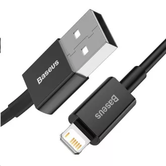 Cablu de încărcare rapidă Baseus Superior Series USB / Lightning 2.4A 1m negru