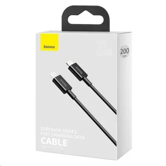 Cablu de încărcare rapidă Baseus Superior Series USB / Lightning 2.4A 2m alb