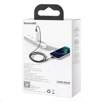 Cablu de încărcare rapidă Baseus Superior Series Type-C / Lightning 20W 2m negru