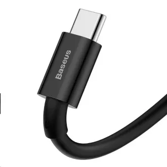 Cablu de încărcare rapidă Baseus Superior Series USB / Type-C 66W 1m negru