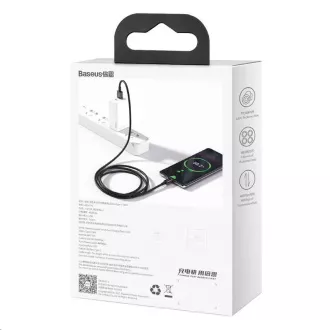 Cablu de încărcare rapidă Baseus Superior Series USB / Type-C 66W 2m negru Cablu de încărcare rapidă Baseus Superior Series USB / Type-C 66W 2m negru
