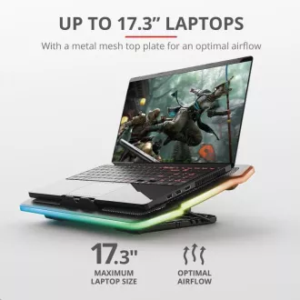 STAND DE RĂCIRE LAPTOP TRUST GXT1126 AURA (placă de răcire)