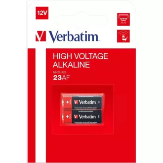 VERBATIM Baterii alcaline 23AF (MN21 / A23 / 23AE) 12V 2 buc.