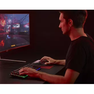 ACER Nitro GAMING MOUSE - 4200dpi, 8 butoane, greutate 20g, durată de viață de 5 milioane de clicuri, Avago 3050