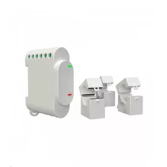 SHELLY 3EM + 3x Terminale 120A - măsurare consum, ieșire 1x10 (Wi-Fi)