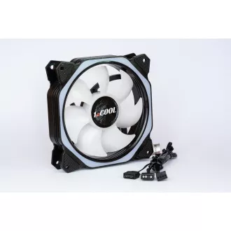 1stCOOL Fan KIT AURA EVO 4 ARGB, ventilator 3x HEXA2 controler ARGB telecomandă 1stCOOL Fan KIT AURA EVO 4 ARGB, ventilator 3x HEXA2 controler ARGB telecomandă