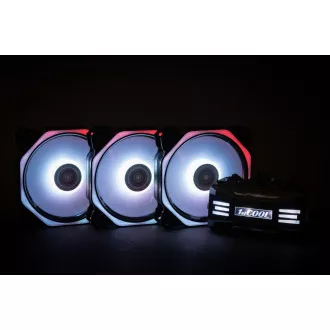 1stCOOL Fan KIT AURA EVO 4 ARGB, ventilator 3x HEXA2 controler ARGB telecomandă 1stCOOL Fan KIT AURA EVO 4 ARGB, ventilator 3x HEXA2 controler ARGB telecomandă