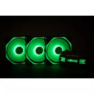 1stCOOL Fan KIT AURA EVO 4 ARGB, ventilator 3x HEXA2 controler ARGB telecomandă 1stCOOL Fan KIT AURA EVO 4 ARGB, ventilator 3x HEXA2 controler ARGB telecomandă