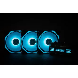 1stCOOL Fan KIT AURA EVO 4 ARGB, ventilator 3x HEXA2 controler ARGB telecomandă 1stCOOL Fan KIT AURA EVO 4 ARGB, ventilator 3x HEXA2 controler ARGB telecomandă