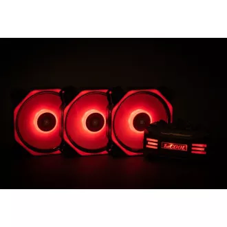 1stCOOL Fan KIT AURA EVO 4 ARGB, ventilator 3x HEXA2 controler ARGB telecomandă 1stCOOL Fan KIT AURA EVO 4 ARGB, ventilator 3x HEXA2 controler ARGB telecomandă