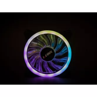 1stCOOL Fan AURA EVO Fan ARGB cu inel dublu 12cm 1stCOOL Fan AURA EVO Fan ARGB cu inel dublu 12cm