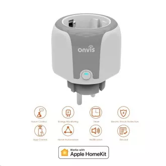 Priză ONVIS Smart - HomeKit, Wi-Fi 2, 4 GHz