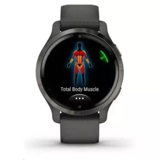 Ceas sport GPS Garmin Venu2S Slate / Black Band