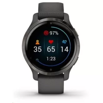 Ceas sport GPS Garmin Venu2S Slate / Black Band