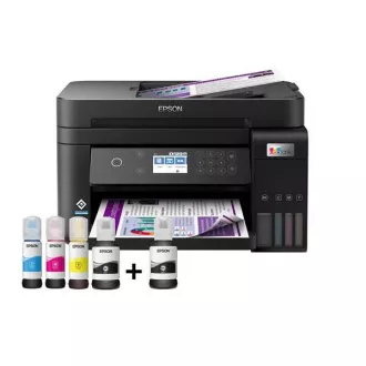 Imprimantă cu cerneală EPSON EcoTank L6270, 3 în 1, A4, 1200 x 4800 dpi, 33 ppm, USB, Wi-Fi, LAN, garanție de 5 ani după înregistrare gratuită Imprimantă cu cerneală EPSON EcoTank L6270, 3 în 1, A4, 1200 x 4800 dpi, 33 ppm, USB, Wi-Fi, LAN, garanție de 5 ani după înregistrare gratuită