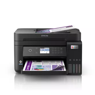 Imprimantă cu cerneală EPSON EcoTank L6270, 3 în 1, A4, 1200 x 4800 dpi, 33 ppm, USB, Wi-Fi, LAN, garanție de 5 ani după înregistrare gratuită Imprimantă cu cerneală EPSON EcoTank L6270, 3 în 1, A4, 1200 x 4800 dpi, 33 ppm, USB, Wi-Fi, LAN, garanție de 5 ani după înregistrare gratuită