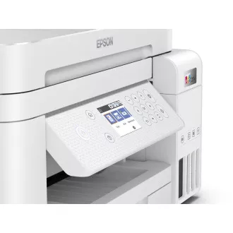 Imprimantă cu cerneală EPSON EcoTank L6276, 3 în 1, A4, 1200 x 4800 dpi, 33 ppm, USB, Wi-Fi, LAN, albă, garanție 5 ani după înregistrare gratuită