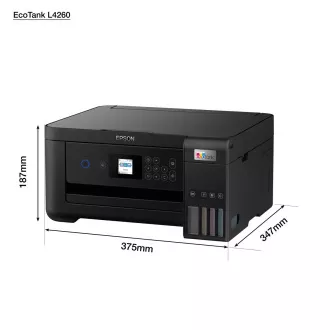 Imprimantă cu cerneală EPSON EcoTank L4260, 3 în 1, A4, 1440 x 5760 dpi, 33 ppm, USB, Wi-Fi, garanție de 5 ani după înregistrare gratuită