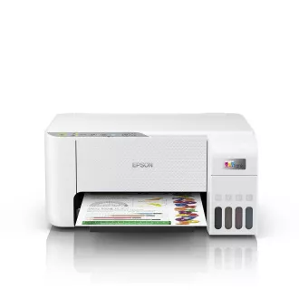 Imprimantă EPSON EcoTank L3256, 3in1, A4, 1440x5760dpi, 33 ppm, USB, Wi-Fi, alb