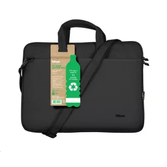 Husă pentru laptop TRUST 16 "Bologna Slim Laptop Bag Eco, neagră