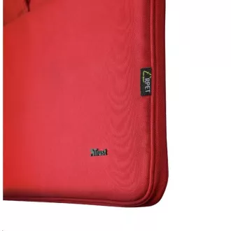 Husă pentru laptop TRUST 16 "Bologna Slim Laptop Bag Eco, roșie