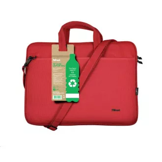 Husă pentru laptop TRUST 16 "Bologna Slim Laptop Bag Eco, roșie