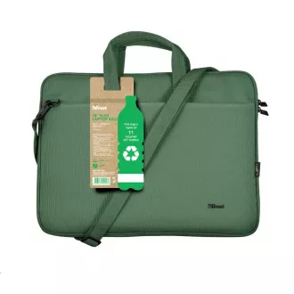 Husă pentru laptop TRUST 16 "Bologna Slim Laptop Bag Eco, verde