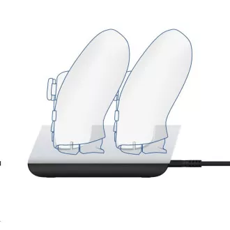 Dock de încărcare TRUST GXT 254 Duo pentru stația de încărcare PS5