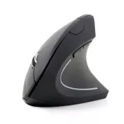 Mouse GEMBIRD MUSW-ERGO-01, vertical, wireless, receptor USB, negru