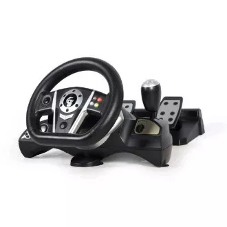 GEMBIRD Volan + pedale STR-M-01, PC / PS3 / PS4 / SWITCH GEMBIRD Volan + pedale STR-M-01, PC / PS3 / PS4 / SWITCH