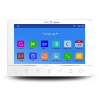 Videofon Veria SET 8276B alb + stație de intrare 831 din seria 2-WIRE